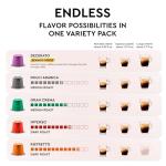CARRARO Espresso Pod Variety Pack - 100 Capsules