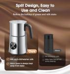 Electric Milk Frother and Steamer with Stainless Jug