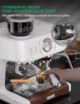 COUPLUX 58MM Espresso Machine with Grinder & Frother
