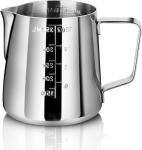 Commercial Grade Stainless Steel Frothing Pitcher, 12-Ounce