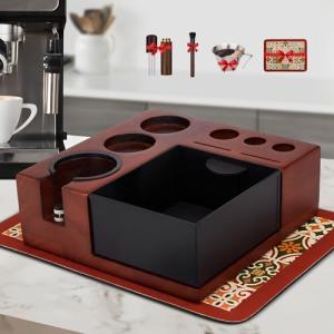 ARC Espresso Knock Box and Tamping Station Set