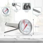 Milk Frothing Thermometer with Clip for Coffee