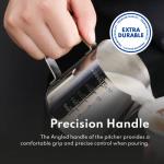 Commercial Grade Stainless Steel Frothing Pitcher, 12-Ounce