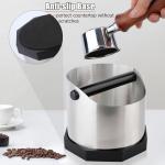 Gocoffun Large Espresso Knock Box with Measuring Cup