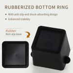 IAOSEN Square Espresso Knock Box with Removable Bar