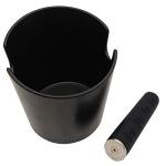 Coffee Knock Box with Silicone Tamper Mat Combo