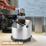 Gocoffun Large Espresso Knock Box with Measuring Cup
