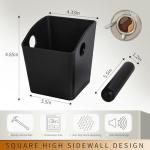 IAOSEN Square Espresso Knock Box with Removable Bar
