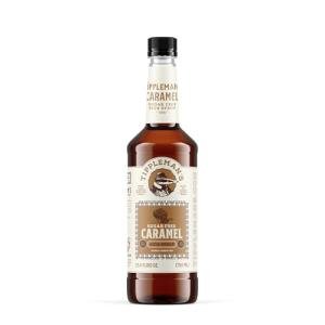Tippleman's Sugar Free Caramel Coffee Syrup, Zero-Sugar, Great for Drinks, Lattes & Espressos – 750ml Bottle Fits Pump