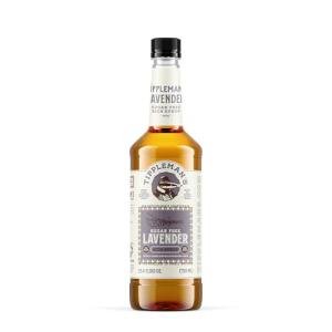 Tippleman's Sugar Free Lavender Coffee Syrup, Zero-Sugar, Great for Drinks, Lattes & Espressos – 750ml Bottle Fits Pump