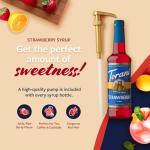 Torani Strawberry Sugar Free Syrup with Pump