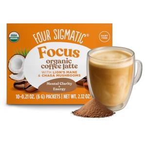 Four Sigmatic Mushroom Coffee Latte Mix - 10 Count