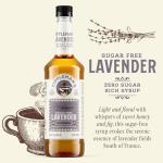 Tippleman's Sugar Free Lavender Coffee Syrup, Zero-Sugar, Great for Drinks, Lattes & Espressos – 750ml Bottle Fits Pump