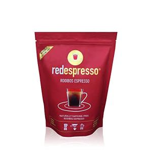 Red Espresso Rooibos Tea – Ground South African Red Tea for Espresso Machines – Caffeine-Free Herbal Brew, Coffee Alternative, Brews Like Coffee – 8.8 oz (250 g)