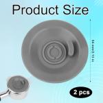 BOXOB 2pcs Cleaning Disc for Breville Espresso Machine, 2.13 Inch Diameter Silicone Espresso Backflush Cleaning Disc Coffee Backwash Plate Tablets Kit Compatible with Breville Accessories