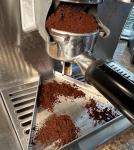 Espresso Funnel Tray and Tamper Plate (Large). Eliminate coffee waste and mess. For Breville, De'Longhi, Gevi, Cafe Bellisimo, and all other home espresso systems.