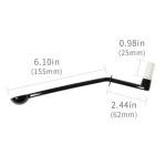 watchget Coffee Machine Cleaning Set,1Piece Coffee Machine Brush with Spoon and 1 Piece 58mm Stainless Steel Backflush Insert, Metal Blind Filter for Espresso Machine