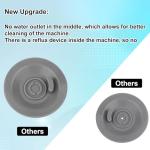 BOXOB 2pcs Cleaning Disc for Breville Espresso Machine, 2.13 Inch Diameter Silicone Espresso Backflush Cleaning Disc Coffee Backwash Plate Tablets Kit Compatible with Breville Accessories