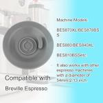 BOXOB 2pcs Cleaning Disc for Breville Espresso Machine, 2.13 Inch Diameter Silicone Espresso Backflush Cleaning Disc Coffee Backwash Plate Tablets Kit Compatible with Breville Accessories