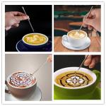 Magnoloran 36 Coffee Stencils+1 Mesh Powder Shaker+1 Latte Art Pen, Cake Baking Templates Coffee Decoration Stencils Coffee Art Templates for Christmas Thanksgiving Cake Coffee Cappuccino