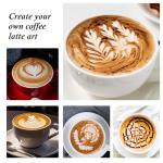 Latte Art Pen 1Pcs,Stainless Steel and Brass with Rosewood Handle of Tools - Barista Tools for Art on Latte,Cappuccino,Espresso - Perfect Coffee Accessories for Coffee Bar