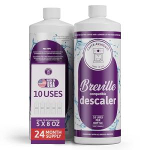 Breville Descaler (10 Uses) Specially Formulated for Your Breville Espresso Machine Made in USA Breville Descaling Solution for Breville 2 Year Supply Carbon Friendly Locally Produced
