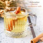 the mask el turko Glass Coffee Cups, Coffee Latte Glasses, Glass Clear Coffee Mugs with Handles, Tea and Cappuccino Cup Set, Ribbed Glassware (2 Pcs (6.5oz))