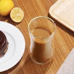 Joeyan Glass Double Walled Beer Drinking Glasses Tumbler, Double Layer Tall Borosilicate Insulated Water Cocktail Glass Cups, Double Lined Thermo Tea Coffee Hot Beverage Glassware 12 oz, Set of 2