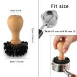 Coffee Brush,3pcs Espresso Brush Coffee Cleaning Brush Coffee Filter Cleaning Brush,Suitable For Espresso Machine With Grinder For Home,Espresso Machine Cleaning Set.