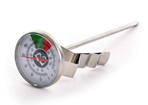 Brewista Short Frothing Thermometer-5-Inch with Clip , 5-Inch, Stainless Steel