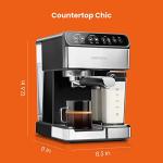 Chefman 6-in-1 Espresso Machine with Milk Frother