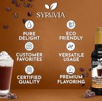 Syruvia Swiss Chocolate Mocha Flavoring Syrup 25.4oz