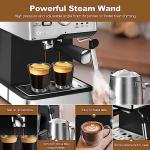 Geek Chef 20 Bar Espresso Machine with Frother