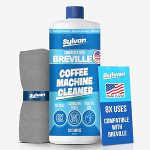 Breville-Compatible Descaling Solution with Cleaning Cloth