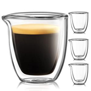 Set of 4 Double-Walled Espresso Cups
