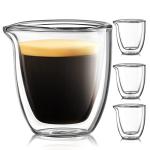 Set of 4 Double-Walled Espresso Cups