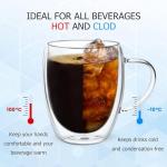 Double Wall Glass Espresso Cups – 4 Pack