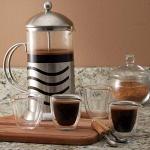 Set of 4 Double-Walled Espresso Cups