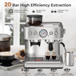 Havato 20 Bar Semi-Automatic Espresso Machine