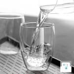 Double Wall Glass Coffee Mugs - Set of 2