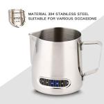 20oz Stainless Steel Milk Frothing Pitcher with Thermometer