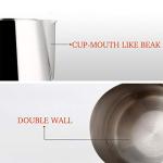 20oz Stainless Steel Milk Frothing Pitcher with Thermometer