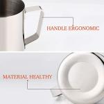 20oz Stainless Steel Milk Frothing Pitcher with Thermometer