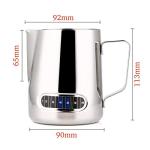 20oz Stainless Steel Milk Frothing Pitcher with Thermometer