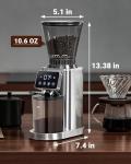 AMZCHEF Burr Coffee Grinder with 48 Settings