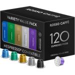 ROSSO CAFFÈ Espresso Pods Variety Pack for Nespresso