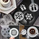 Coffee Decorating Stencils Set with Powder Shaker