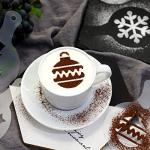 Coffee Decorating Stencils Set with Powder Shaker