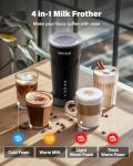 KIDISLE 4-in-1 Milk Frother and Steamer