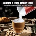 Ovetedot 4-in-1 Milk Frother and Steamer